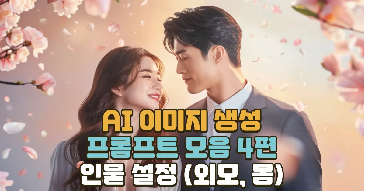 AI 이미지 생성을 위한 프롬프트 모음 4편 - 인물 설정 (외모, 몸) 2